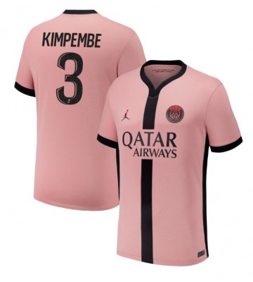 Paris Saint-Germain Presnel Kimpembe #3 Tredje trøje 2024-25 Kort ærmer